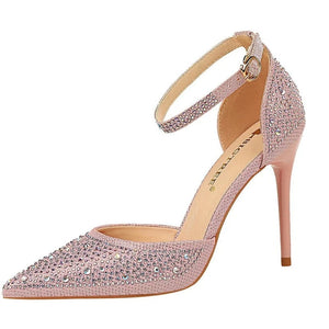 Shiny Rhinestones High Heels